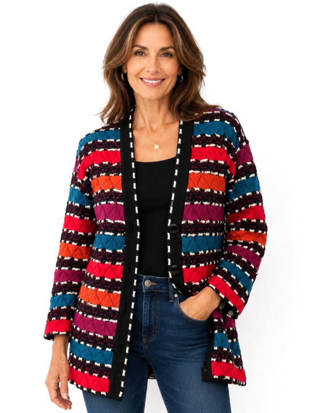 Vintage Nordstrom Sea Island Cotton Cardigan
